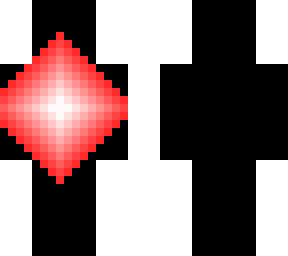 glowing red