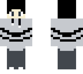 Gray anime boy | Minecraft Skin