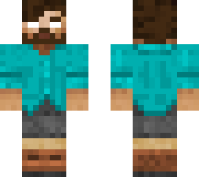 improved hd herobrine with eyebrows