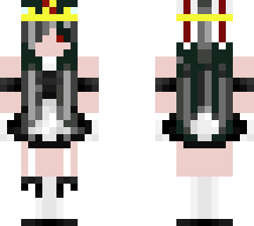 maid outfit crown demon