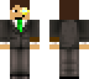 me in a suit again. (monicle