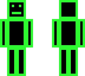 neon green void man