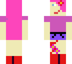 pink  girl skin .