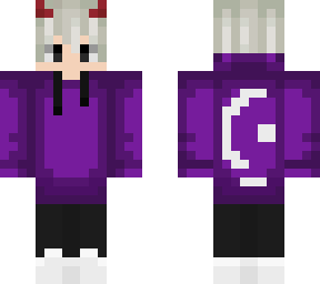 purple hoodie