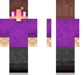 purple shirt