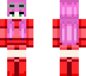 red outfit girl