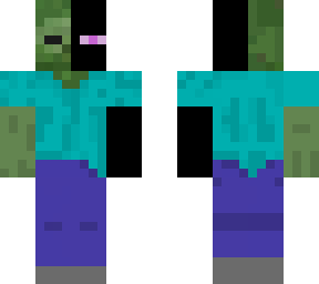 zombie half enderman