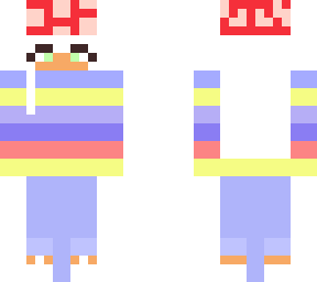 - girl with mushroom hat -