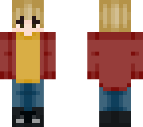 blonde haired boy with red sweater