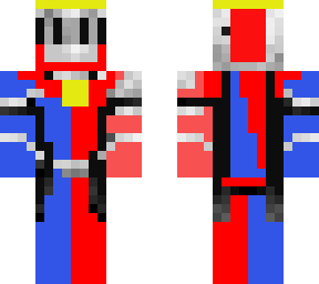blue and red knight