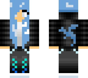 blue dragon hoodie