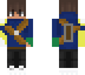blue hoodie armored boy