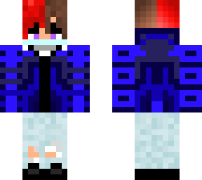 brown and red haired boy