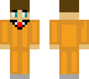 casual orange suit guy
