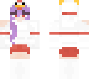 chick girl purple hair