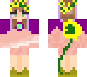 cooking girl is the flower queen now!