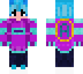cool sweater boy purple