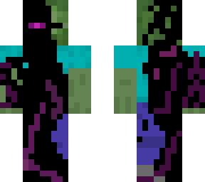 corrupted zombie and enderman