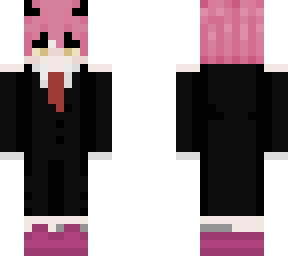 dmon pink hair