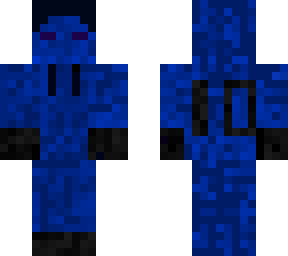 evil blue man