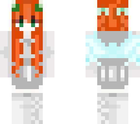 final snow golem dragon girl oc