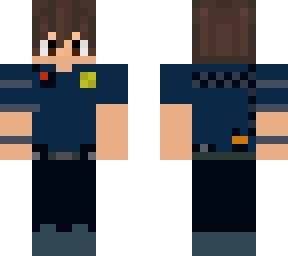futuristic police officer