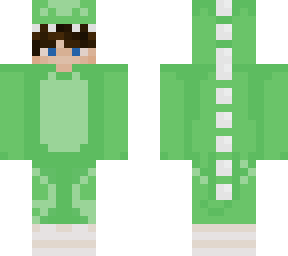 green pajamas