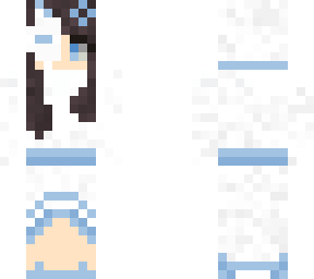half a kitsune mask (blue)