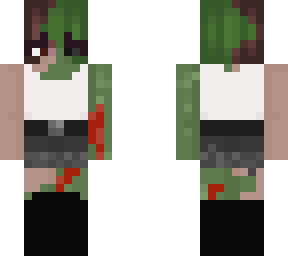 half zombie girl idk