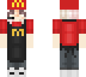 me in mc donald's uniform