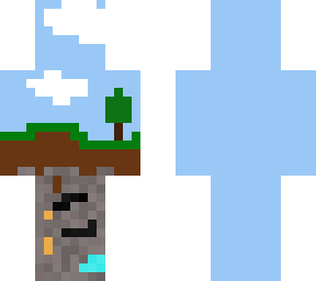 minecraft in a skin