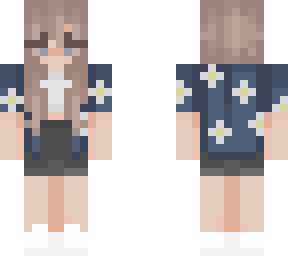 navy hawaiian shirt