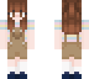 pastel dungarees
