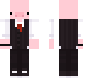 pig with a suit