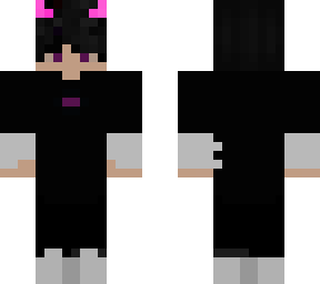 pink devil horns