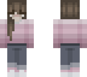 pink sweater
