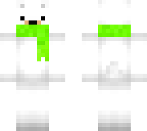 polar bear with scarf
