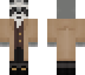 racoon in a trenchcoat