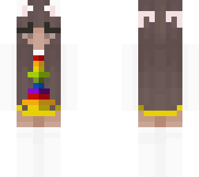 rainbow cat girl