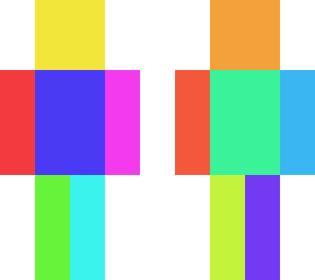 rainbow skin