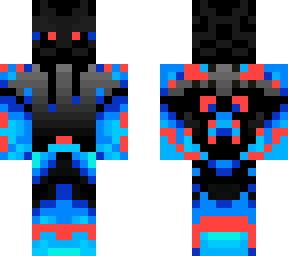 red and blue enderman huy