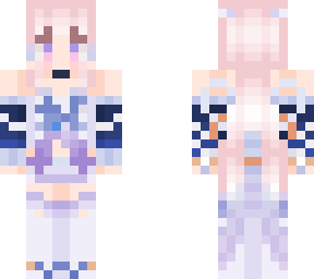 Sangonomiya Kokomi Genshin Impact Minecraft Skin