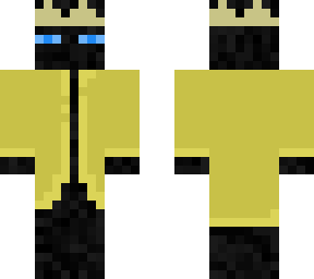 simple enderman with a crown