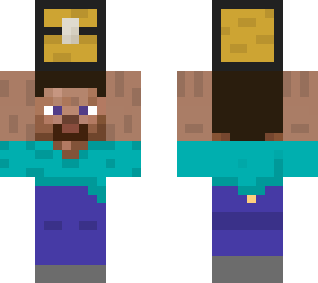 steve holding a chest