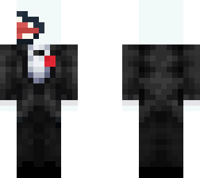 tuxedo with mouth head