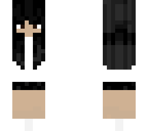 white sweatshirt black hair girl