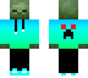 zombie in a cool suit