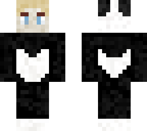 blond haired panda boy