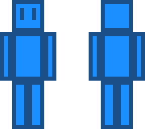 blue cubeman slim edition /w eyes