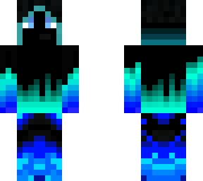 blue fire scythe guy